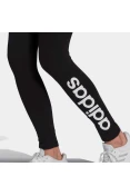 CALÇA LEGGING CINTURA ALTA ESSENTIALS LOGO ADIDAS FEMININA - Preto CALÇA LEGGING CINTURA ALTA ESSENTIALS LOGO ADIDAS FEMININA - Preto