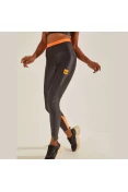 CALÇA LEGGING COLCCI ACETINADA SPORT RUNNING FEMININA - Chumbo CALÇA LEGGING COLCCI ACETINADA SPORT RUNNING FEMININA - Chumbo