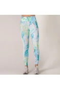 CALÇA LEGGING NIKE HYPERFLORA FEMININA - Azul/verde CALÇA LEGGING NIKE HYPERFLORA FEMININA - Azul/verde