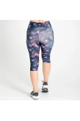 CALÇA LIVE CAPRI FLEX HINDSIGHT FEMININA - Preto/azul CALÇA LIVE CAPRI FLEX HINDSIGHT FEMININA - Preto/azul