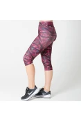 CALÇA LIVE CAPRI FLEX HINDSIGHT FEMININA - Preto/vermelho CALÇA LIVE CAPRI FLEX HINDSIGHT FEMININA - Preto/vermelho