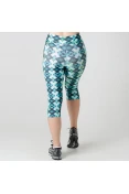 CALÇA LIVE CAPRI FLEX HINDSIGHT FEMININA - Verde/preto