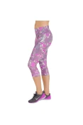 CALÇA LIVE CORSÁRIO ACTIVE EM FLEXAR FEMININA - Roxo/rosa CALÇA LIVE CORSÁRIO ACTIVE EM FLEXAR FEMININA - Roxo/rosa