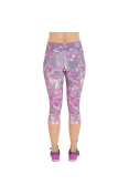 CALÇA LIVE CORSÁRIO ACTIVE EM FLEXAR FEMININA - Roxo/rosa CALÇA LIVE CORSÁRIO ACTIVE EM FLEXAR FEMININA - Roxo/rosa
