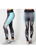 CALÇA LIVE FUSÔ CITY LIGHTS FEMININA - Preto/verde CALÇA LIVE FUSÔ CITY LIGHTS FEMININA - Preto/verde
