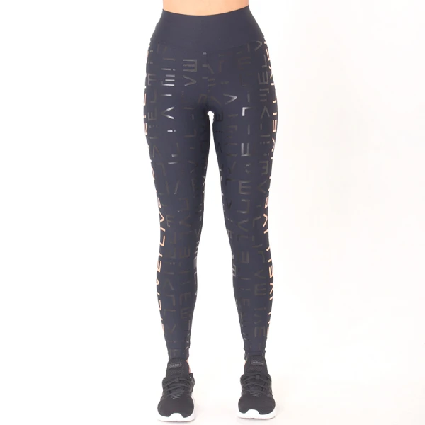 CALÇA LIVE LEGGING ICON LUX FEMININA - Preto