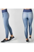 CALÇA LIVE LEGGING JEANS REVERSIBLE ACTIVE LIFE FEMININA - Azul