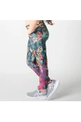 CALÇA LIVE LEGGING RACE GLOW INFANTIL - Preto/laranja CALÇA LIVE LEGGING RACE GLOW INFANTIL - Preto/laranja