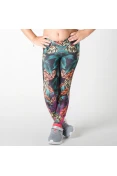 CALÇA LIVE LEGGING RACE GLOW INFANTIL - Preto/laranja CALÇA LIVE LEGGING RACE GLOW INFANTIL - Preto/laranja