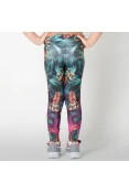 CALÇA LIVE LEGGING RACE GLOW INFANTIL - Preto/laranja CALÇA LIVE LEGGING RACE GLOW INFANTIL - Preto/laranja