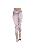 CALÇA NIKE CLUB LEGGING AOP CROPPED FEMININA - Branco/preto CALÇA NIKE CLUB LEGGING AOP CROPPED FEMININA - Branco/preto