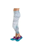 CALÇA NIKE CLUB LEGGING AOP CROPPED FEMININA - Branco/verde CALÇA NIKE CLUB LEGGING AOP CROPPED FEMININA - Branco/verde