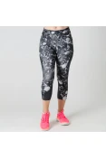 CALÇA NIKE POWER CAPRI FEMININA - Chumbo/branco CALÇA NIKE POWER CAPRI FEMININA - Chumbo/branco