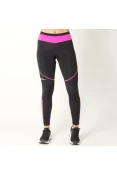 CALÇA POKER CICLISTA LYCRA ACOLCHOADA NITRO FEMININA - Preto/pink CALÇA POKER CICLISTA LYCRA ACOLCHOADA NITRO FEMININA - Preto/pink