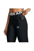 CALCA UNDER ARMOUR LEGGING HEATGEAR RIB FEMININO - Preto CALCA UNDER ARMOUR LEGGING HEATGEAR RIB FEMININO - Preto