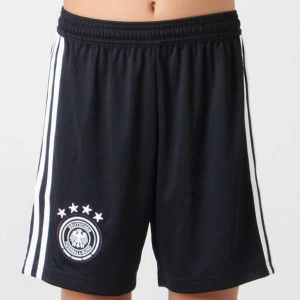 CALÇÃO ADIDAS ALEMANHA OFICIAL 1 2018 INFANTIL - Preto/branco