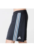 CALÇÃO ADIDAS ARGENTINA OFICIAL 1 2018 MASCULINO - Preto/azul celeste CALÇÃO ADIDAS ARGENTINA OFICIAL 1 2018 MASCULINO - Preto/azul celeste