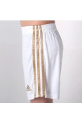 CALÇÃO ADIDAS REAL MADRID OFICIAL 1 2019/20 INFANTIL - Branco/dourado CALÇÃO ADIDAS REAL MADRID OFICIAL 1 2019/20 INFANTIL - Branco/dourado