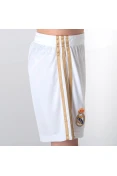 CALÇÃO ADIDAS REAL MADRID OFICIAL 1 2019/20 INFANTIL - Branco/dourado CALÇÃO ADIDAS REAL MADRID OFICIAL 1 2019/20 INFANTIL - Branco/dourado