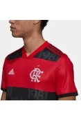 CAMISA 1 CR FLAMENGO 2021 ADIDAS MASCULINA - Vermelho/preto