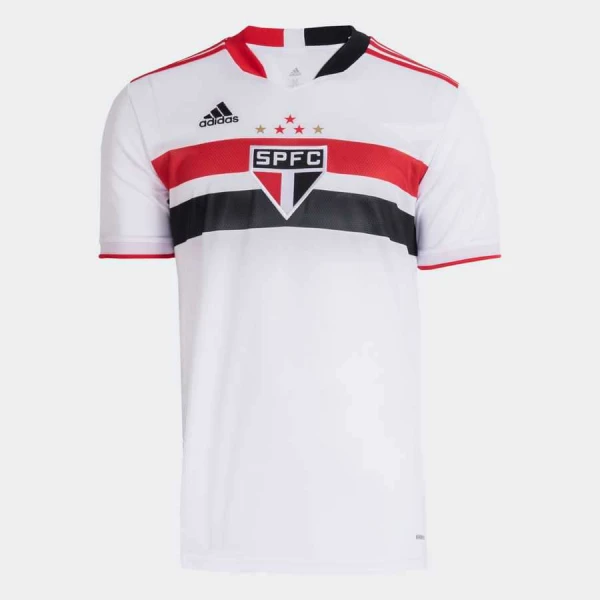 CAMISA 1 SÃO PAULO FC ADIDAS 20/21 - Branco/vermelho