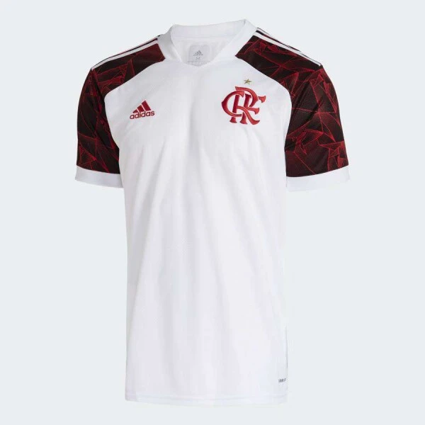 CAMISA ADIDAS 2 CR FLAMENGO 21 MASCULINA - Branco/vermelho