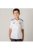 CAMISA ADIDAS ALEMANHA OFICIAL 1 2016/17 SEM NÚMERO INFANTIL - Branco CAMISA ADIDAS ALEMANHA OFICIAL 1 2016/17 SEM NÚMERO INFANTIL - Branco