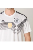 CAMISA ADIDAS ALEMANHA OFICIAL 1 2018 SEM NÚMERO - Branco/preto