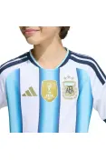 CAMISA ADIDAS ARGENTINA OFICIAL I 2026 INFANTIL - Branco/azul