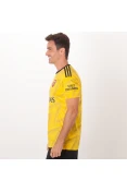 CAMISA ADIDAS ARSENAL OFICIAL 2 2019/20 SEM NÚMERO - Amarelo/marinho