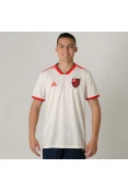 CAMISA ADIDAS FLAMENGO OFICIAL 2 2018 SEM NÚMERO - Bege/vermelho CAMISA ADIDAS FLAMENGO OFICIAL 2 2018 SEM NÚMERO - Bege/vermelho