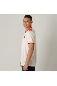 CAMISA ADIDAS FLAMENGO OFICIAL 2 2018 SEM NÚMERO - Bege/vermelho CAMISA ADIDAS FLAMENGO OFICIAL 2 2018 SEM NÚMERO - Bege/vermelho