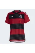 CAMISA ADIDAS FLAMENGO OFICIAL I 2023 FEMININA - Vermelho/preto CAMISA ADIDAS FLAMENGO OFICIAL I 2023 FEMININA - Vermelho/preto