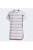 CAMISA ADIDAS FLAMENGO OFICIAL II 2023/24 FEMININA - Branco/vermelho CAMISA ADIDAS FLAMENGO OFICIAL II 2023/24 FEMININA - Branco/vermelho