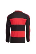 CAMISA ADIDAS FLAMENGO TORCEDOR I MANGA LONGA 26/27 MASCULINA - Vermelho/preto