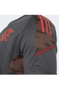 CAMISA ADIDAS FLAMENGO TREINO MASCULINO - Grafite/vermelho CAMISA ADIDAS FLAMENGO TREINO MASCULINO - Grafite/vermelho
