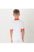CAMISA ADIDAS INTERNACIONAL OFICIAL 2 2020 SEM NÚMERO INFANTIL - Branco/vermelho