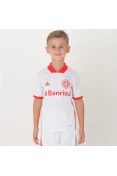 CAMISA ADIDAS INTERNACIONAL OFICIAL 2 2020 SEM NÚMERO INFANTIL - Branco/vermelho