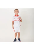 CAMISA ADIDAS INTERNACIONAL OFICIAL 2 2020 SEM NÚMERO INFANTIL - Branco/vermelho