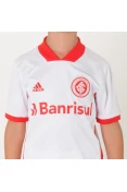 CAMISA ADIDAS INTERNACIONAL OFICIAL 2 2020 SEM NÚMERO INFANTIL - Branco/vermelho