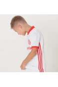 CAMISA ADIDAS INTERNACIONAL OFICIAL 2 2020 SEM NÚMERO INFANTIL - Branco/vermelho