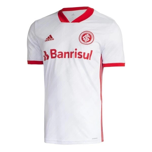 CAMISA ADIDAS INTERNACIONAL OFICIAL 2 2020 SEM NÚMERO MASCULINA - Branco/vermelho