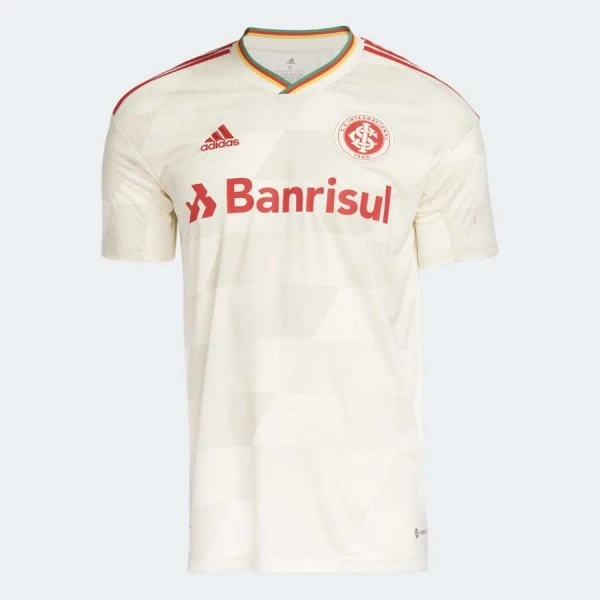 CAMISA ADIDAS INTERNACIONAL OFICIAL II 2022/23 MASCULINA - Bege/vermelho