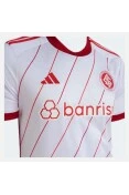 CAMISA ADIDAS INTERNACIONAL OFICIAL II 2023/24 TORCEDOR MASCULINA - Branco/vermelho CAMISA ADIDAS INTERNACIONAL OFICIAL II 2023/24 TORCEDOR MASCULINA - Branco/vermelho