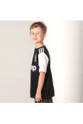 CAMISA ADIDAS JUVENTUS OFICIAL 1 2019/20 SEM NÚMERO INFANTIL - Preto/branco