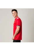 CAMISA ADIDAS MANCHESTER UNITED OFICIAL 1 2017/18 SEM NÚMERO - Vermelho/branco CAMISA ADIDAS MANCHESTER UNITED OFICIAL 1 2017/18 SEM NÚMERO - Vermelho/branco