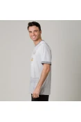 CAMISA ADIDAS MANCHESTER UNITED OFICIAL 3 2017/18 SEM NÚMERO - Cinza/branco