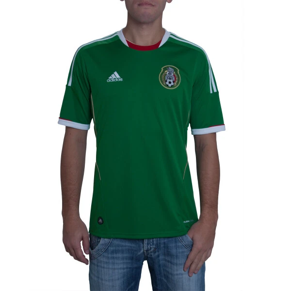 CAMISA ADIDAS MEXICO OFICIAL 1 2011 SEM NÚMERO - Verde