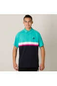 CAMISA ADIDAS POLO COLORBLOCK CLUB MASCULINA - Verde/marinho CAMISA ADIDAS POLO COLORBLOCK CLUB MASCULINA - Verde/marinho