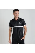 CAMISA ADIDAS POLO COURT MASCULINA - Preto/branco CAMISA ADIDAS POLO COURT MASCULINA - Preto/branco